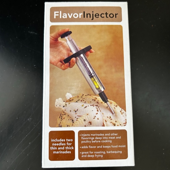 Flavor Injector Stainless Steel with 2 Needles. NIB - Picture 2 of 5